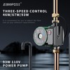 ZeroPone Hot Water Recirculating Pump, 93W Water Circulator Pump NPT