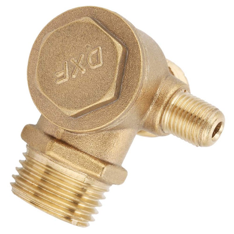 Air Compressor Parts Check Valve Replacement Parts Brass 90 Degree