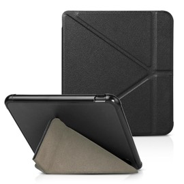 DUEDUE Case for Kobo Libra Colour 7 inch, Hands-Free Lightweight Premium PU Leather Cover, Auto Sleep Wake Sleeve with Stand for Kobo Libra Colour Model N428 2024, Black