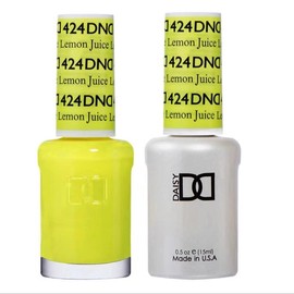 DND 424 Lemon Juice Gel and Lacquer Duo nail care nail art