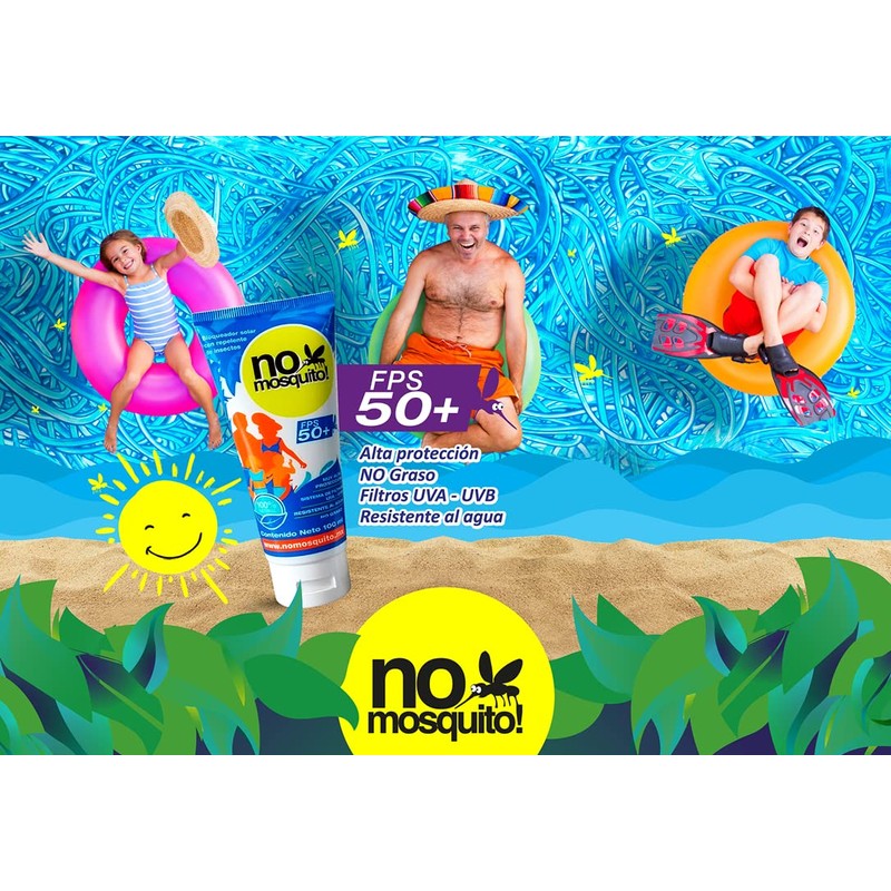 Bloqueador No Mosquito Con Repelente De Insectos 100ml 100% Natural