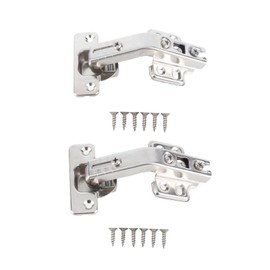 Bisagra Especial de 135 Grados, Bisagras de Gabinete de Cierre Suave, 2 Juegos de Bisagras de 135 Grados, Puerta de Gabinete de Esquina, Bisagra de Puerta Plegada para Muebles,