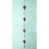 Ancient Graffiti Pine Cone Decorative Hanging Chain