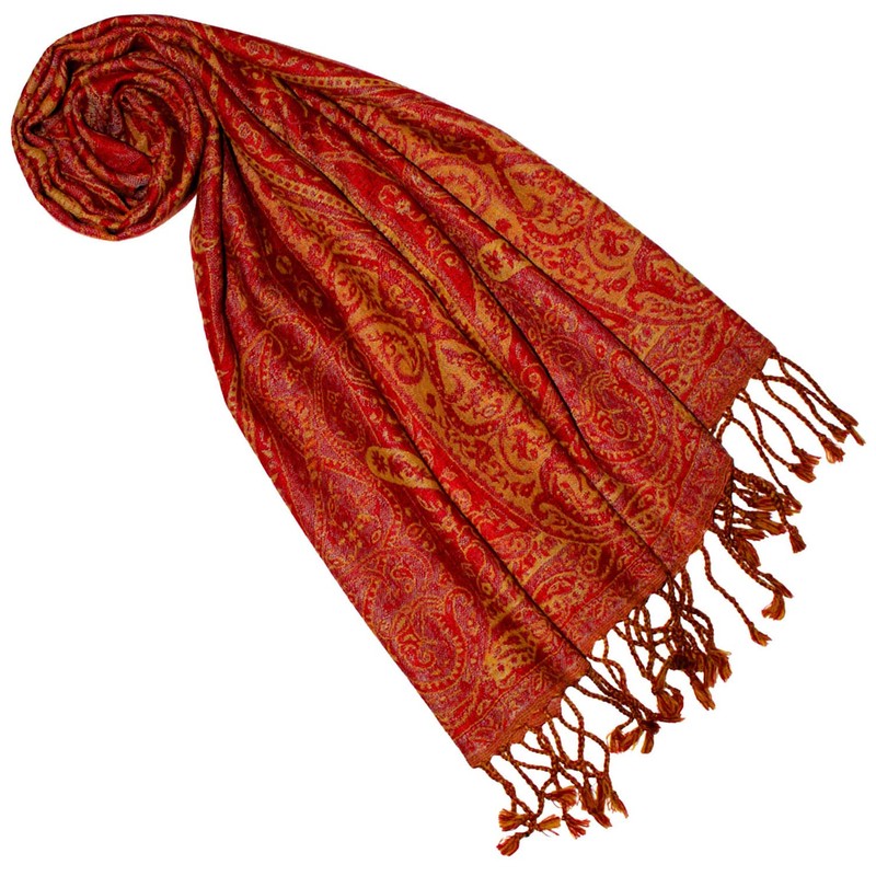 Lorenzo Cana - Men's Soft Wool Scarf from Merino Lamb