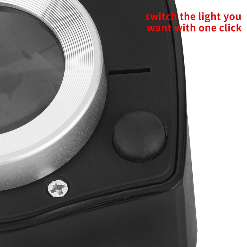 HunterBee 30X Metal Magnifier, Fabric Magnifying Glass, Linen Tester Loupe