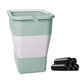 Foldable Trash Can,Rubbish Storage Box,Mini Trash Can,Paper Basket,Small Trash Can,for The Car,Used to Place Garbage and Paper Scraps on The Car, Which is Convenient and Lightweight