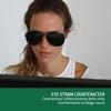 NATURALIGHT Rasterbrille/Lochbrille für Augentraining - Modell Basalto – Bifokales Raster