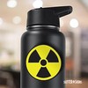 Nuclear Radiation Warning Symbol Stickers - Individually Die-Cut - 3-Inch