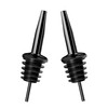 Final Touch Black Chrome Bottle Pourers, Set of 2 (FTA7003-19)
