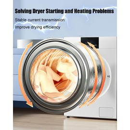 WE49X37037 Dryer Heater Wire Repair Kit Fit for GE Hotpoint Dryers Replace WE49X32946 PD00084037 AP7217217 PS17137283 EAP17137283