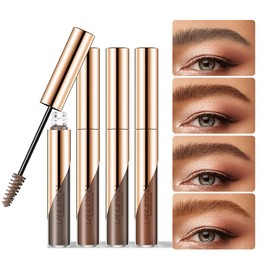 Eyebrow Gel, Eyebrow Dye/Eyebrow Tint/Semi-Permanent Eyebrow Gel Tattoo Brow Waterproof Sweat-proof,Fast Drying,Brow Gel (Light Brown)