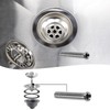 Oiieco M12 x 70 mm Kitchen Sink Basket Strainer Screw,