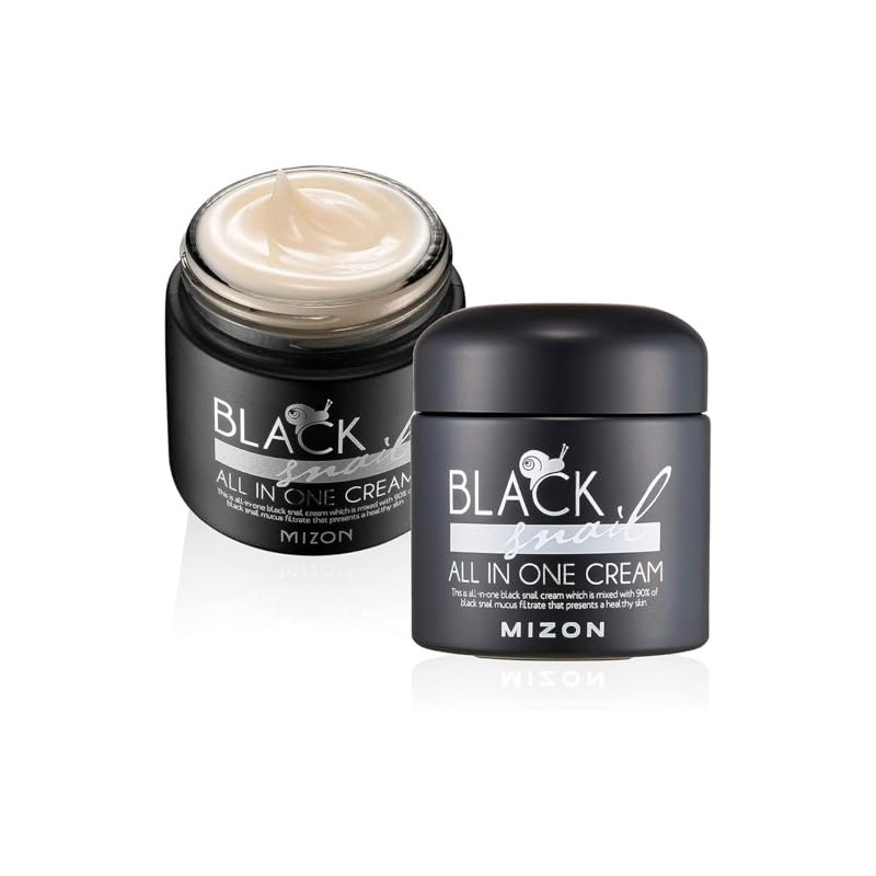 Mizon Crema Hidratante Facial Black Snail All One Baba Caracol