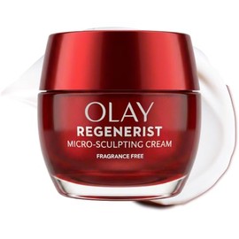 Olay Anti-aging Face Moisturizer Cream Regenerist, Micro-sculpting And Fragrance-free, 1.7 Ounces
