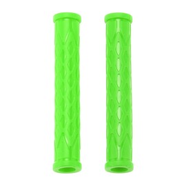 Hihaha 3/8" 10mm Universal Motorcycle Brake Lever Cover Non Slip Rubber Brake Lever Grip Sleeve for Motorcycle Scooter Bicycle Bike Green 1pair