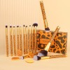 ..docolor Brochas De Maquillaje Leopardo 14 Piezas Base Sint