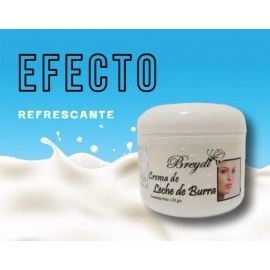 Crema Facial Leche De Burra Natural 2 Pzas Todo Tipo De Piel