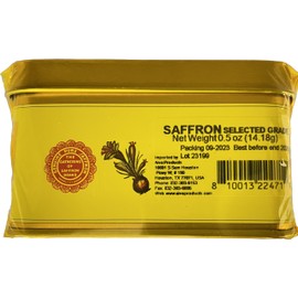 The Gathering of Saffron Brand Saffron, Pure Spanish, Imported by Aiva Products 1/2 Ounce (0.50 Ounce)