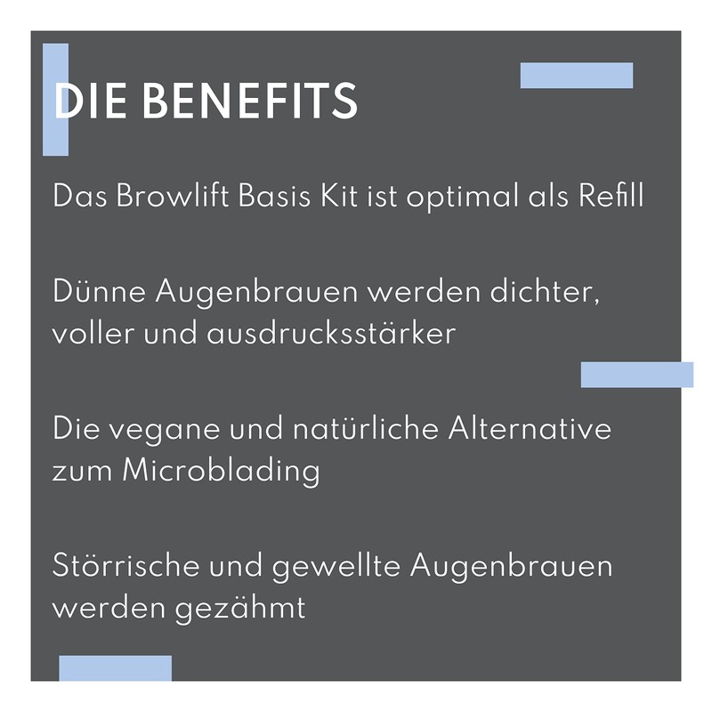 Augenmanufaktur Browlift Eyebrow Lifting Glue and Lotions Eyebrow Shaping and