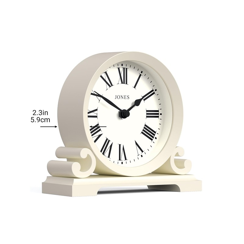 Jones Clocks® Saloon Mantel Clock - Traditional- Roman Numeral -
