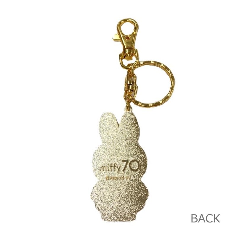 Zoe Miffy GOLD Keychain Dot 641226 70th Dick Bruna
