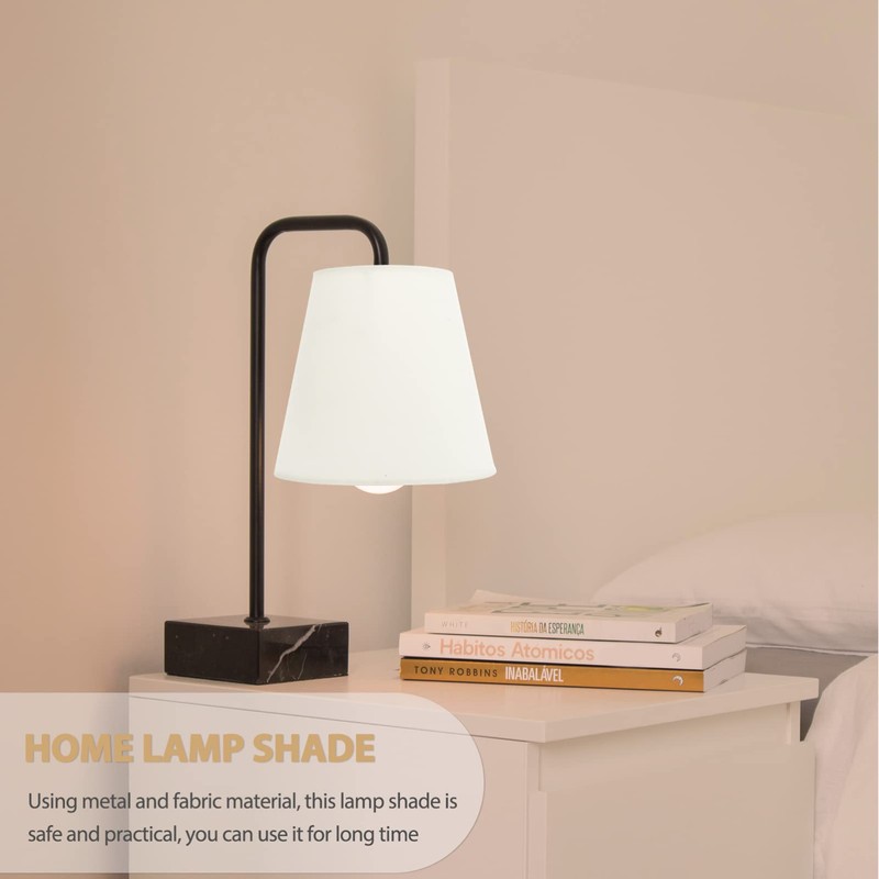 KESYOO Lamp Shade with Catch Only Umbrella Replacement Tabletop Fabric