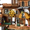 RiceBlock Pirate Ship Building Toys, Pirate Wharf Themed City Store