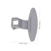 WOONEKY Washer Dryer Parts Washing Machine Door Handle Replacement Metal
