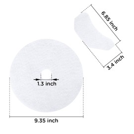 20Pcs Universal Cloth Dryer Exhaust Filters, Premium Quality Durable and Easy to Clean Dryer Lint Filter Compatible with Panda Magic Chef Sonya Avant, 16 Exhaust Filters 4 Air Intake Filters