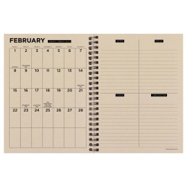 TF Publishing July 2025 - June 2026 Stamp Out Medium Weekly Monthly Planner