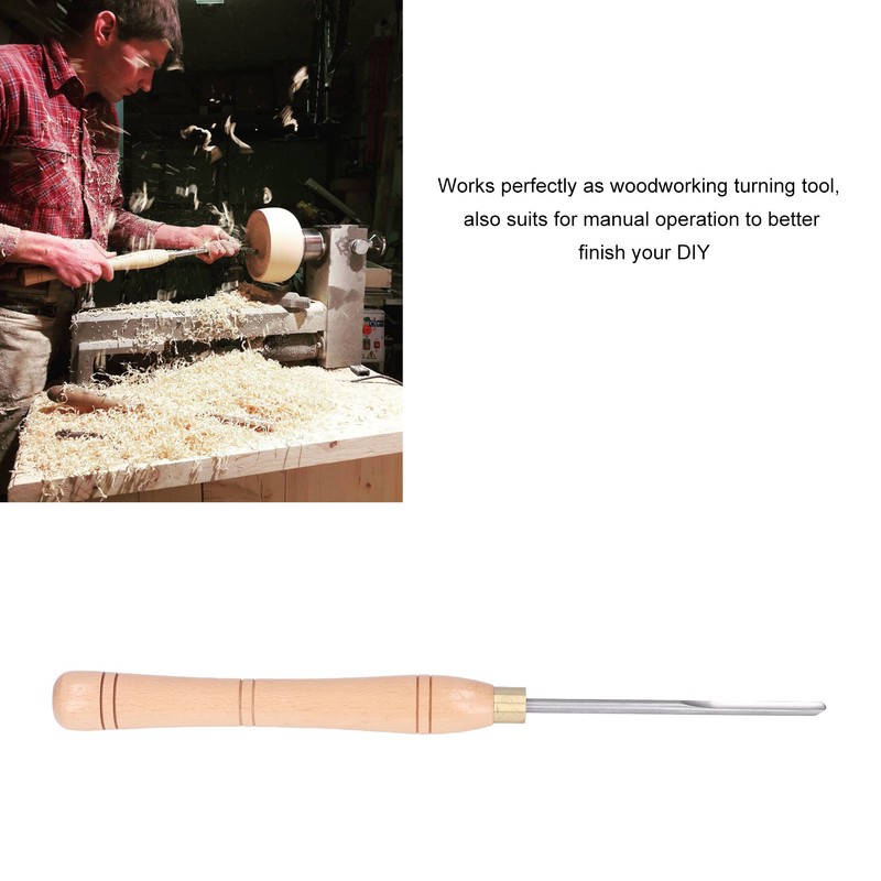 Wood Lathe Chisel Beach Handle HHS Small Inner Arc Blade