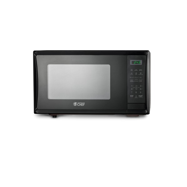 COMMERCIAL CHEF 1.1 Cu Ft Microwave with 10 Power Levels,