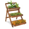 TREATLIFE HOME Maximize Space with 3-Tier Plant Stand, Foldable Compact