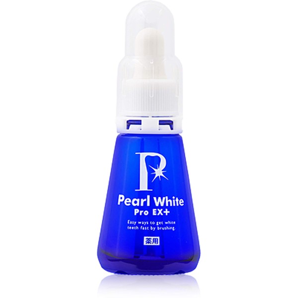 New Ingredients! Medicated Pearl White Pro EX Plus 1.0 fl oz (30 ml), Teeth Whitening, Easy at Home, White Teeth and Caries Prevention