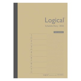 Nakabayashi Logical Diary 2026 Open 2 Weeks B/B6/Craft NS-B604-26BS [PT1]