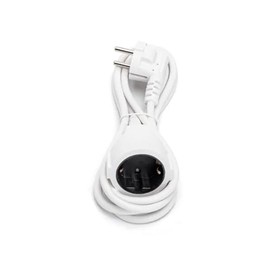 Glowster Verlängerungskabel 3G 1,0 2m weiß
