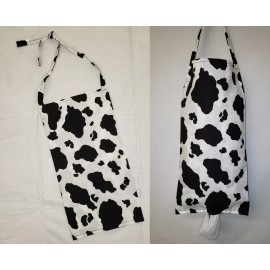 Penny's Needful Things Black & White Cow Spots Plastic Grocery Shopping Bag Holder