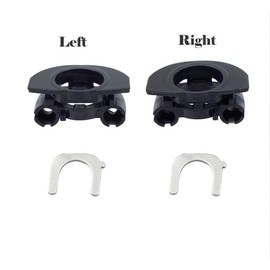 Knomix Left&Right Plastic Hinge Swivel + XM4 U Shaped Metal Hinge Lock Grove Replacement for Sony WH-1000XM4 WH1000XM4 Headphone (Left+Right)