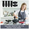 8 Pcs Non-Slip Silicone Hot Handle Holder & Assist Grips,