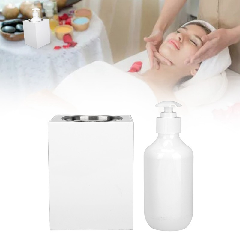 Massage Oil Heater Single Bottle Adjustable Aluminum Alloy Inner Liner