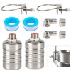 2 Pack Float Valve, 1/2" to 3/4'' Automatic Water Level