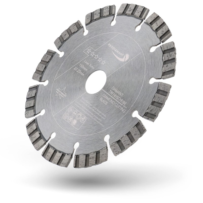 PRODIAMANT Premium Diamond Cutting Disc Concrete Laser Turbo Double Pack