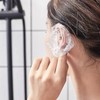 Disposable Hygienic Vinyl Ear Covers 100 Hair Caps (Clear) 2ea
