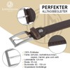Linden Man Leather Belt Mens Belt Men Genuine Cow Leather