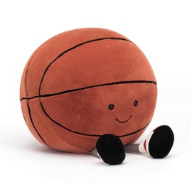 Jellycat Amuseables Basketball Stuffed Toy, 12.5 inches | Basketball Plush | for Sports Fans