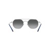Vogue Eyewear Men's Vo4193s Round Sunglasses, Top Blue/Silver/Grey Gradient, 51