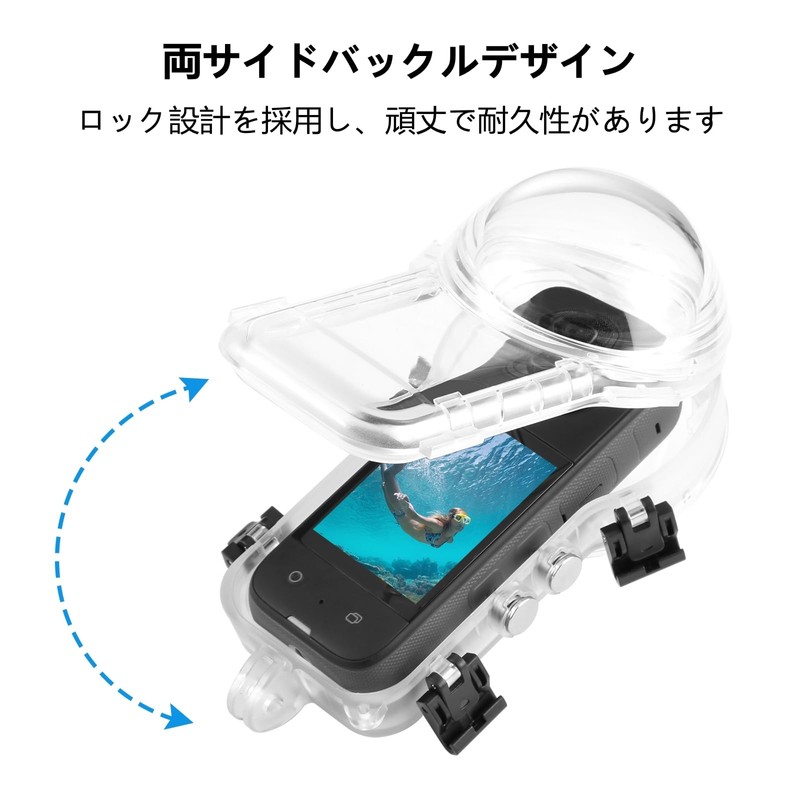 PULUZ Insta360 X3 Diving Case Waterproof Case for Insta360 X3