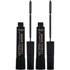 Loréal Paris Makeup Telescopic Original Lengthening Mascara, Carbon Black, 2Count                                                                     