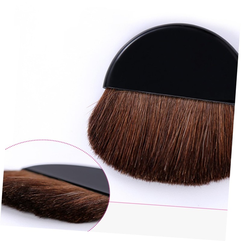 FOMIYES 2sets Professional Makeup Brush Blush Brush Set Portable Horsehair