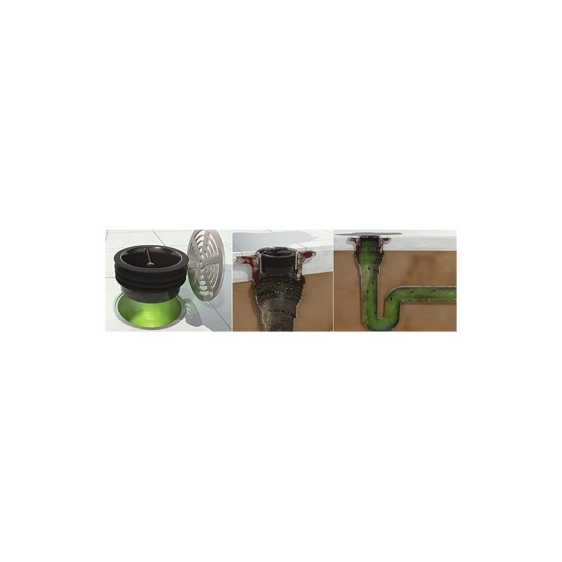 G Green Drain Waterless Trap Seal, 2in High Flow